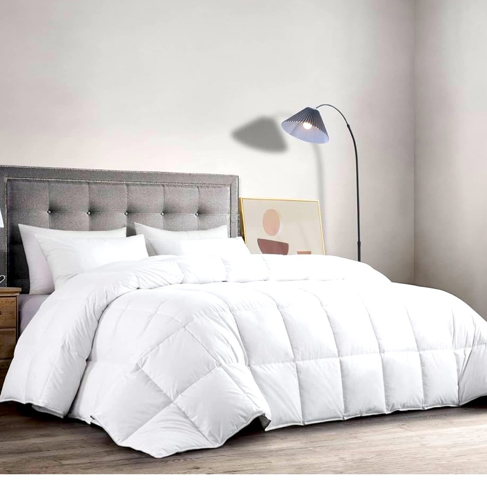 Oversized king down comforter